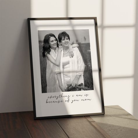 Meaningful Gifts For Mom From Daughter, Sentimental Gift Ideas For Mom, Christmas Gifts For Mom From Daughter, Sentimental Gift Ideas, Mother And Her Daughter, Personalized Family Gifts, Customized Photo Gifts, Custom Poster, Gift Ideas For Mom