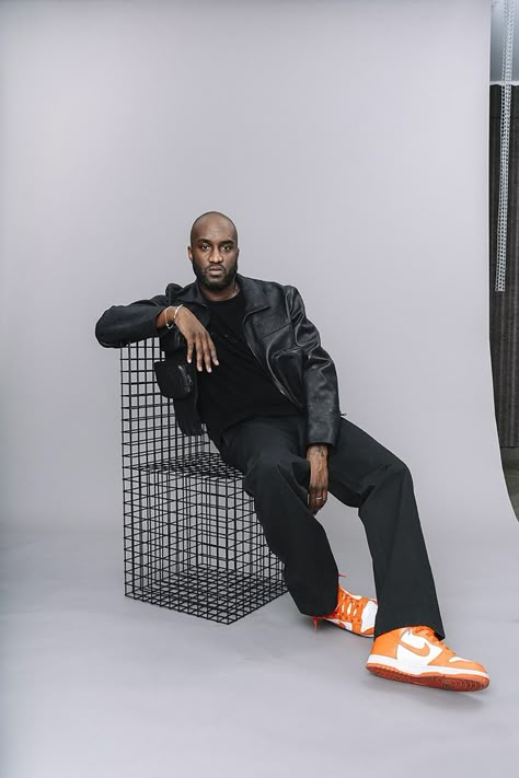 Virgil Abloh Design, Virgil Abloh Style, Off White Design, Off White Virgil Abloh, Off White Virgil, Street Snap, Harvey Nichols, Fashion People, Well Dressed Men