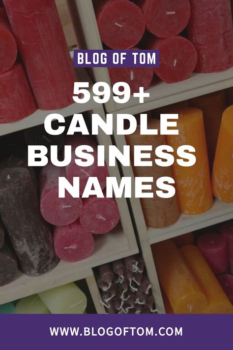 Candle business names are essential for standing out in a competitive market. They can convey a sense of warmth, creativity, and evoke the lovely scents that make a candle so special. Aesthetic Candle Business Names, Names Of Candles, Candle Page Name Ideas, Candle Business Names Ideas Unique, Wax Melt Business Name Ideas, Candle Business Name Ideas Catchy, Candle Names Ideas Unique, Candle Business Names Ideas Homemade, Scented Candles Business Name Ideas