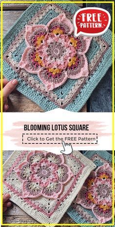 Crochet Motif Afghan Patterns, Crochet Lotus Mandala Pattern, Lotus Flower Crochet Pattern Free, Crochet Flower Mandala Pattern, Motif Blanket Crochet, Sophie's Universe Crochet Free Pattern, Crochet Blankets And Afghans, Lotus Crochet Pattern Free, Mandala Granny Square Crochet Pattern