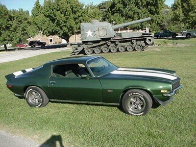 Chevrolet Camaro COPO forest green metallic / white stripes - 1970 ...