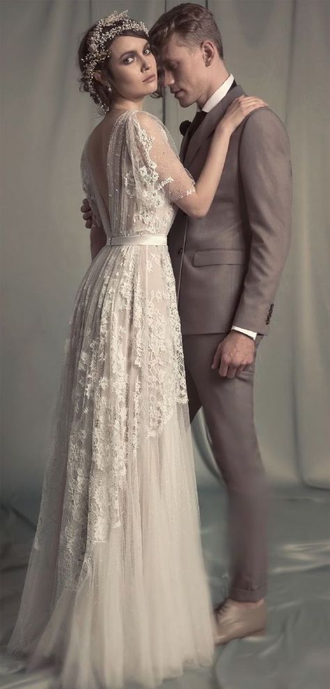 1920s Wedding Dress, Vintage Inspired Wedding Dresses, 1920s Wedding, Pnina Tornai, Maria B, Top Wedding Dresses, Vintage Wedding Dresses, Wedding Gowns Vintage, Vintage Inspired Wedding