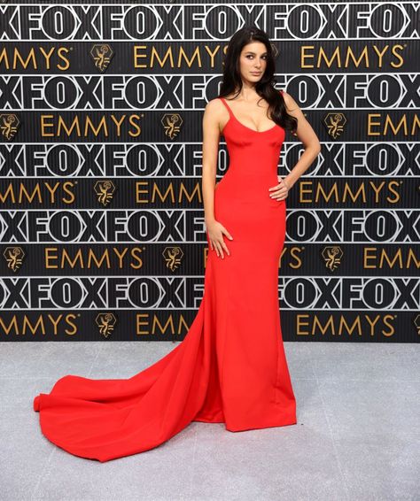 75th Primetime Emmy Awards - Arrivals Camila Morrone Red Carpet, Emmy Dresses, Elizabeth Debicki, Jessica Williams, Allen White, Camila Morrone, Rachel Brosnahan, Ch Carolina Herrera, Jeremy Allen White