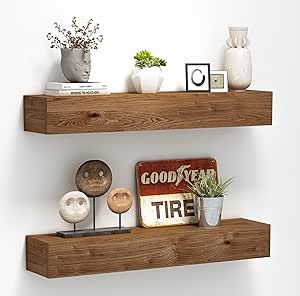 Floating Shelves Rustic, Wall Floating Shelves, Farmhouse Shelves Decor, Rustic Wall Shelves, Bathroom Shelf Decor, Kitchen Handmade, Rustic Wood Wall, Floating Shelves Bathroom, Rustic Shelf