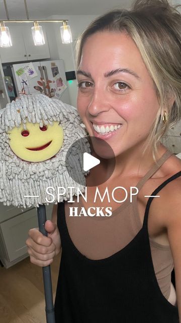 Heather Rhodes on Instagram: "SPIN MOP HACKS! Comment “MOP HACK” for all the links!  1- @ocedarclean meets @scrubdaddy for a more powerful clean  2- adhesive rolling wheels to your buckets  3- extra bucket to put inside to help with clean water  4- wash both in your washing machine   I use 1 bucket full of hot hot water & 1 tbsp of powdered tide   Love ya!" Deep Clean Mop Solution, Best Mops Cleaning, How To Clean Walls With Spin Mop, New Construction Cleaning Tips, Ocedar Mop Hack, Cleaning Walls Hacks, Cleaning Walls With Spin Mop, O Cedar Spin Mop Hacks, Spin Mop Cleaning Solution