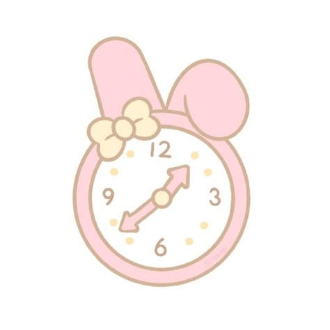 App Ikon, Cat App, Kawaii App, Cute Clock, My Melody Wallpaper, Charmmy Kitty, Desain Quilling, Clock Icon, Hello Kitty Themes