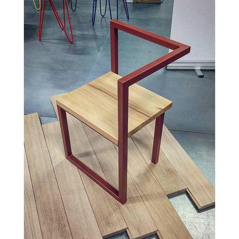 Chair Inspiration, Big Chief, Wood Chair Design, Welded Furniture, Chair Design Wooden, Interior Design Per La Casa, Furniture Design Chair, Metal Furniture Design, Simple Furniture