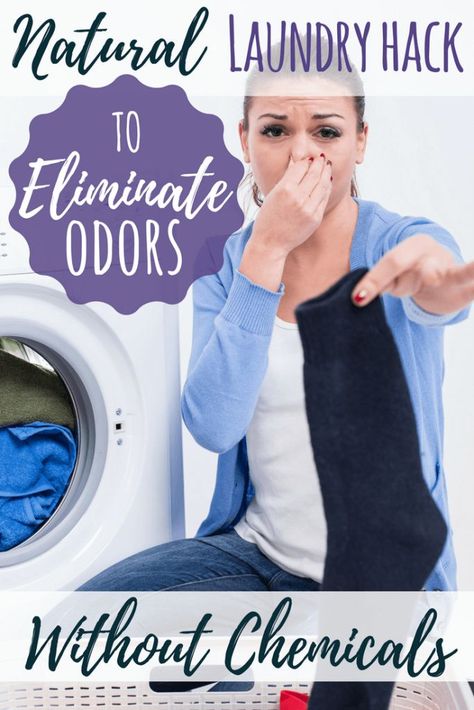 Smelly Laundry, Remove Odor From Clothes, Natural Laundry Detergent, Natural Cleaning Recipes, Homemade Laundry Detergent, Natural Detergent, Natural Laundry, Diy Laundry, Diy Beauty Recipes