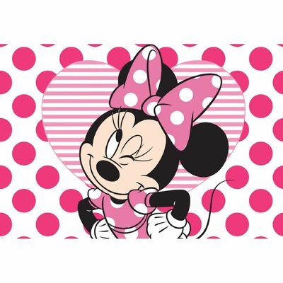 Mickey Mouse & Friends Elijah Disney I love Minnie 2.76m x 190cm Matte Wall Mural | Wayfair.co.uk Mikey Wallpapers, Minnie Mouse Background, Minnie Y Daisy, Minnie Mouse Wallpaper, Mickey Mouse Background, Minnie Mouse Swimsuit, Minnie Mouse Drawing, Mouse Images, Minnie Mouse Pictures