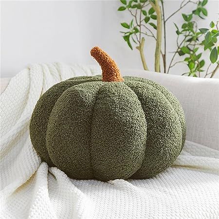 Lovely 3D simulated pumpkin pillow, super soft striped stretch fleece fabric, Q-elastic soft, comfortable and breathable. Built-in full of rich and fluffy PP cotton. Red Pumpkins, Pumpkin Pillow, Fun Pumpkins, Creative Pumpkins, Funny Pumpkins, Pumpkin Pillows, Blue Pumpkins, Green Pumpkin, Green Throw Pillows