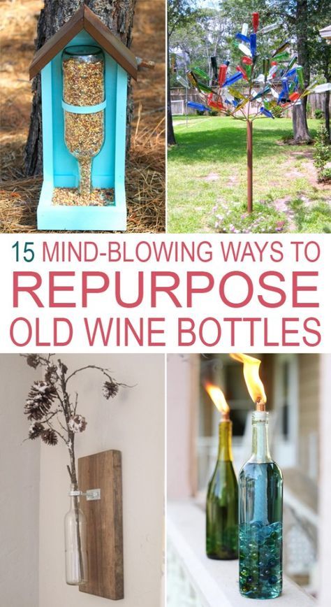 Upcycle Wine Bottles, Wine Bottle Upcycle, Upcycle Bottles, Action Diy, Fountain Diy, Wine Bottle Project, Bottle Projects, Wine Crafts, Wine Bottle Ideas