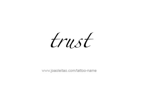 Trust Name Tattoo Designs - Tattoos with Names Trust Tattoos For Women, Trust Tattoo Ideas, Alphabet Tattoo Fonts, Trust Tattoos, Tattoo Fonts For Women, Tattoo Fonts Numbers, Cursive Tattoo Fonts, Trust Tattoo, Name Tattoos On Arm