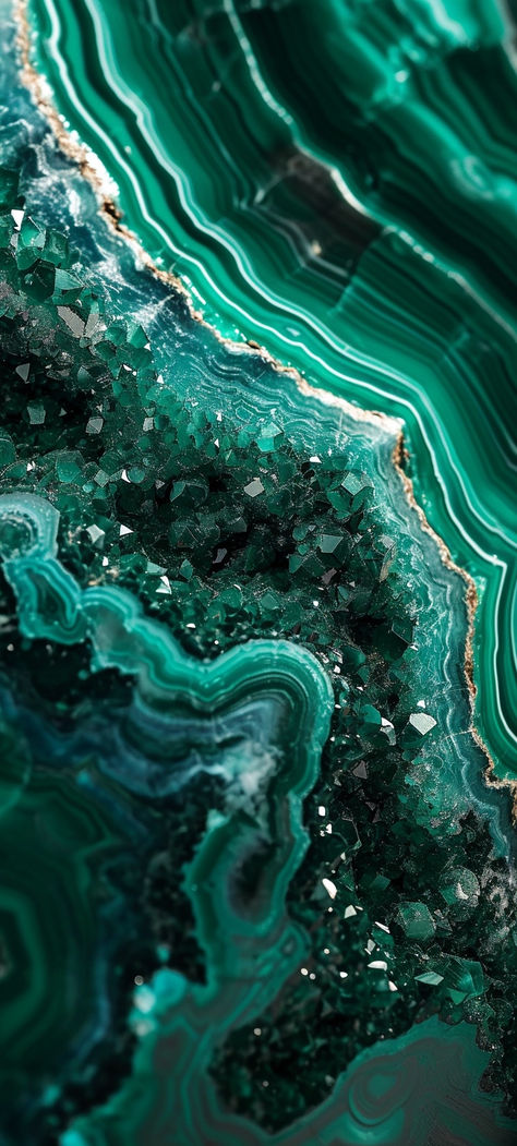 Emerald Phone Wallpaper, Moss Agate Wallpaper, Geode Wallpaper Iphone, Emerald Stone Aesthetic, Jade Color Aesthetic, Emerald Green Background Aesthetic, Crystal Background Aesthetic, Elf Blacksmith, Crystals Aesthetic Wallpaper