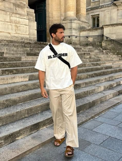 Mens Outfit With Birkenstock, Mens Summer Outfits Birkenstock, Mens Outfits Birkenstocks, Men Outfits With Birkenstocks, Birkenstock Sandals Men Outfit, Mens Birkenstocks Outfit Summer, Birkenstock Arizona Men, Burken Stocks Outfit Men, Birckingstock Outfit Men