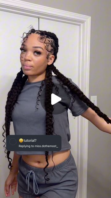 tyann| on Instagram: "Loc style tutorial   ________________ #reels #locs #locstyles" Night Out Loc Styles, Loc Styles Long Hair Women, Quick Short Loc Styles For Women, Loc Styles With Marley Hair, High Ponytail With Locs, Locs With Flowers, Adding Curly Hair To Locs, High Locs Ponytail, Locs Bun Styles Updo