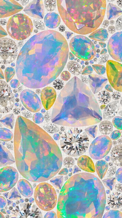 #wallpaper #gems #gemstone #gem #opal #diamond #opals Gemstone Wallpaper Iphone, Gemstones Wallpaper, Opal Wallpaper, Painting Aesthetic Ideas, Gem Wallpaper, Carol Aesthetic, Fantasy Machine, Birthday Gemstones, Seaside Art