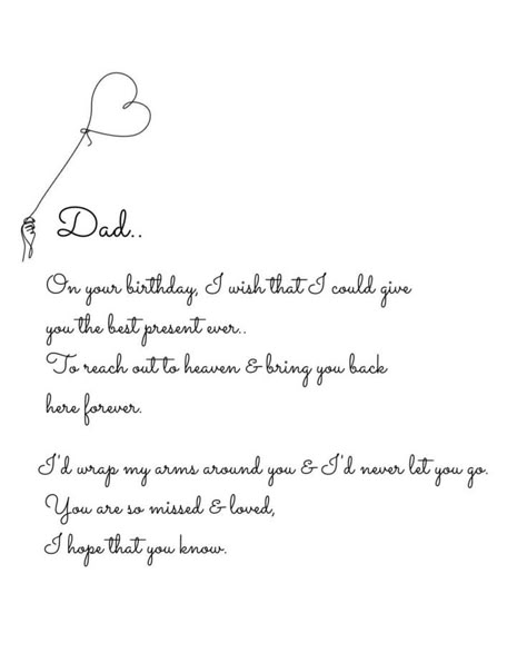 Happy Birthday Dad In Heaven, Happy Birthday Daddy From Daughter, Dad Memorial Quotes, Birthday In Heaven Quotes, Dad In Heaven Quotes, Miss You Dad Quotes, Dad Birthday Quotes, Memorial Quotes, In Heaven Quotes