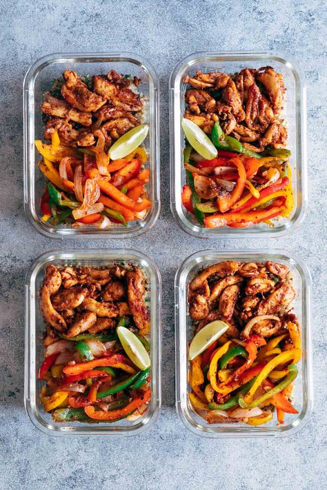 Chicken Fajita Meal Prep, Fajita Meal Prep, Cilantro Lime Quinoa, Pasti Fit, Lunch Bowls, Clean Meal Prep, Meal Prep Lunch, Make Lunch, Lime Quinoa