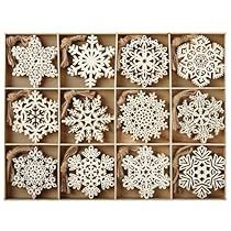 Scandi Christmas Tree, Wooden Snowflake Ornaments, Activities For Christmas, Wreath Party, Snowflake Decor, Christmas Snowflakes Decorations, Snowflake Cutouts, Tree Indoor, Wooden Snowflakes