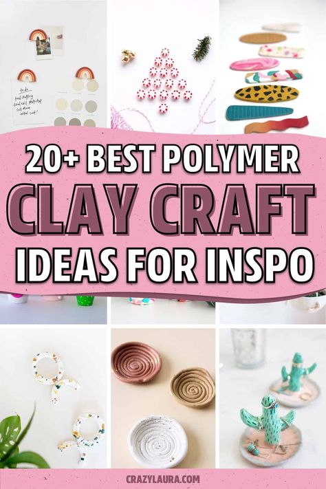 How To Use Polymer Clay Molds, Clay Crafts Small Easy, Polymer Clay Selling Ideas, Making Figures With Clay, Letter Polymer Clay, How To Make Clay Miniatures, Beginner Clay Sculpting Ideas, Oven Bake Polymer Clay Ideas, Clay Ideas For Room Decor