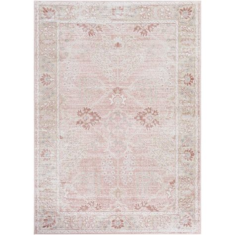 Bungalow Rose St Oriental Pink Area Rug & Reviews | Wayfair Taupe Rug, Benjamin Moore Colors, Cream Area Rug, Pink Area Rug, St Tropez, Traditional Area Rugs, Contemporary Area Rugs, Pink Rug