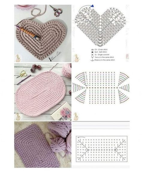 Crochet Tutorial Pattern, Crochet Stitches Diagram, Crochet Stitches Guide, Crochet Fairy, Knitting For Beginners Patterns, Crochet Bag Pattern Free, Mode Crochet, Pola Amigurumi, Crochet Design Pattern