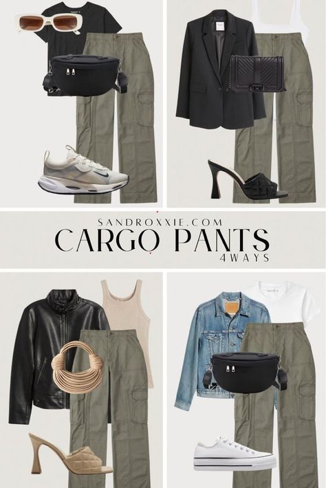 Green Cargo Pants Outfits Women, Cargo Pants Outfit Fall 2023, Styling Olive Cargo Pants, Cargo Pants Fall Outfit Women, Shoes For Cargo Pants Outfit, 2023 Cargo Pants Outfit, How To Wear Green Cargo Pants, How To Style Olive Green Cargo Pants, Olive Green Cargo Outfits Women