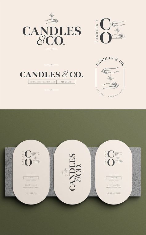 Candle Graphic, Candle Logo Design, Candle Mockup, Candle Labels Design, Candle Logo, Logo Branding Design, Minimalist Candles, Instagram Font, Lets Talk