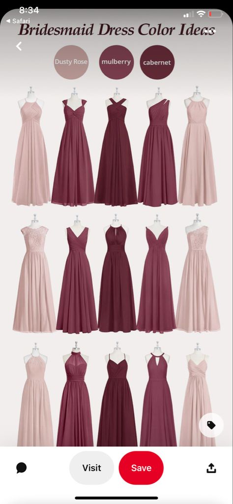 Mulberry Wedding, Mulberry Bridesmaid, Bridesmaid Dresses Color Palette, Mulberry Bridesmaid Dresses, Mulberry Color, Wedding Colours, Color Schemes Colour Palettes, Bridesmaid Dress Colors, Wedding Color