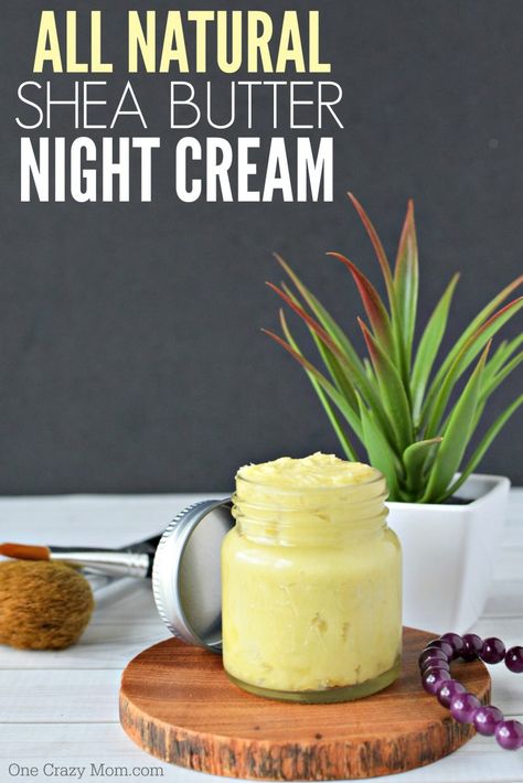 DIY Night Cream only requires a few simple ingredients but the results are amazing. If you struggle with dry skin, give this homemade night cream a try. Diy Night Cream Anti Aging, Homemade Night Cream, Diy Night Cream, Easy Diy Beauty Products, Diy Face Moisturizer, Homemade Wrinkle Cream, Best Night Cream, Natural Face Cream, Homemade Face Cream