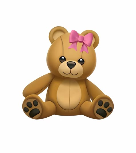 Emoji Iphone Ios Png, Teddy Bear Emoji, Bow Emoji, Bear Emoji, Pink Emoji, Ios Emojis, Cute Emoji Combinations, Images Emoji, Emoji Set