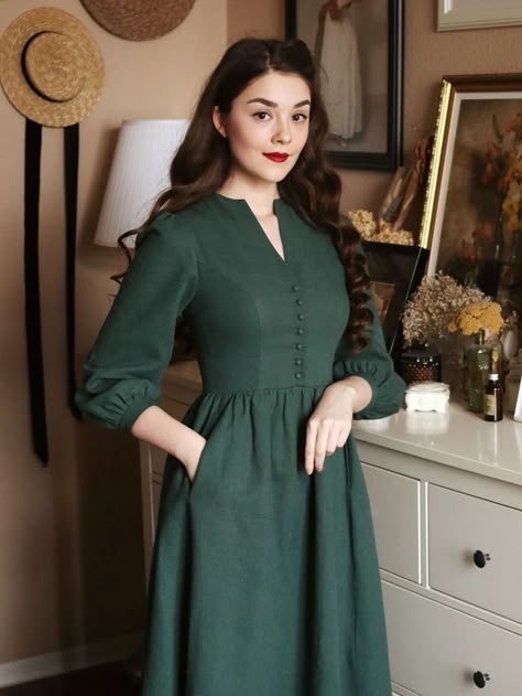 40s Mode, Simple Frock Design, Simple Frocks, Stylish Short Dresses, Frock Design, Designs For Dresses, Modest Fashion Outfits, Grace Kelly, Mode Inspiration