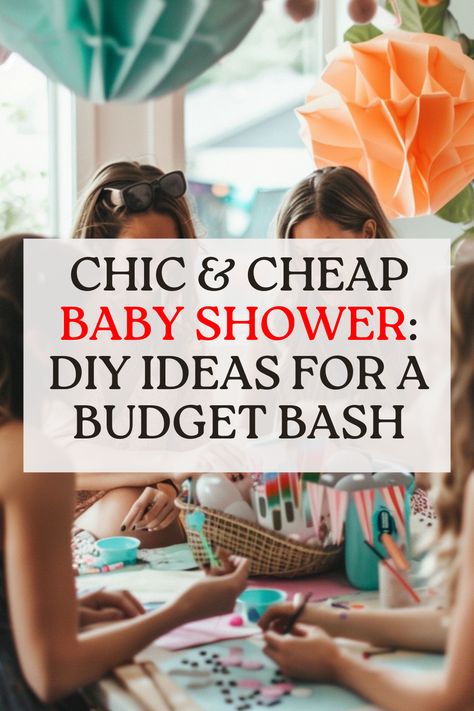 🎈💖 Planning a baby shower on a budget? These chic and cheap DIY ideas are perfect for you! Create an elegant event with these affordable tips and tricks. 🌸🍼 Click to discover more and start your planning journey today! ➡️ Diy Baby Shower Activities, Budget Friendly Baby Shower Ideas, Come And Go Baby Shower Ideas, Baby Shower Alternatives, Diy Baby Shower Decoration Ideas, Cheap Baby Shower Food Ideas, Baby Shower Crafts For Guests, Baby Shower Cricut Ideas, Baby Shower Diy Decor