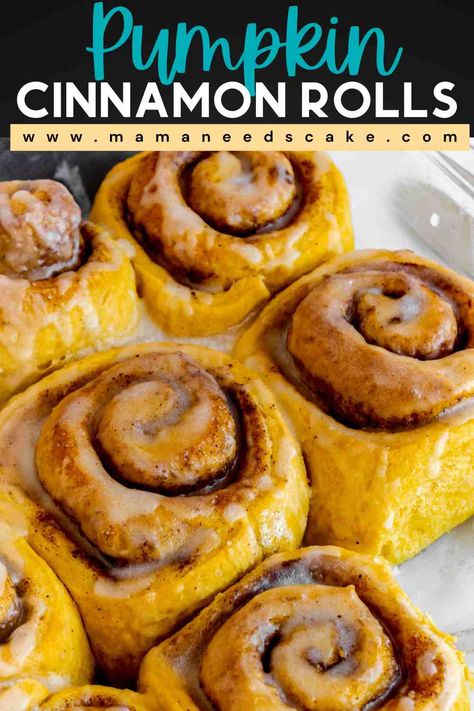 Fall is perfect for baking, and nothing says fall like pumpkin cinnamon rolls. They are soft, fluffy, and filled with a gooey pumpkin spice mixture made with real pumpkin puree. Pumpkin Puree Recipes, Pumpkin Cinnamon Rolls, Fluffy Texture, Food Stamps, Ooey Gooey, Pumpkin Flavor, Vegan Pumpkin, Bread Flour, Canned Pumpkin