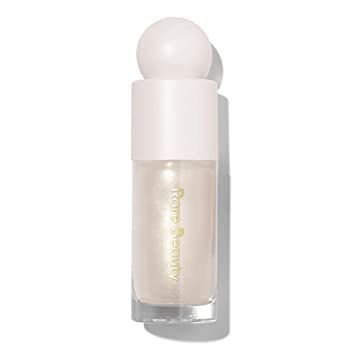 Rare Beauty Highlighter Liquid, Highlighter Rare Beauty, Makeup White Background, Rare Beauty Liquid Highlighter, Rare Beauty Highlighter, Rare Makeup, Positive Light Liquid Luminizer, Rare Beauty Positive Light, Expensive Christmas