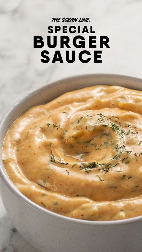 Special Burger Sauce Beer Sauce Recipes, Fish Burger Sauce, Hamburger Sauce Recipes, Burger Sauce Recipe, Best Burger Sauce, Potato Stick, Hamburger Sauce, Sauce Burger, Burger Sauces Recipe