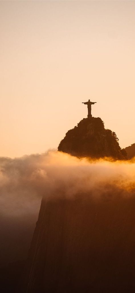 Brazil Wallpaper, Jesus Cross Wallpaper, Jesus Background, Cross Pictures, Christian Quotes Wallpaper, Nature Light, Jesus Statue, Beach Sunset Wallpaper, Cross Wallpaper