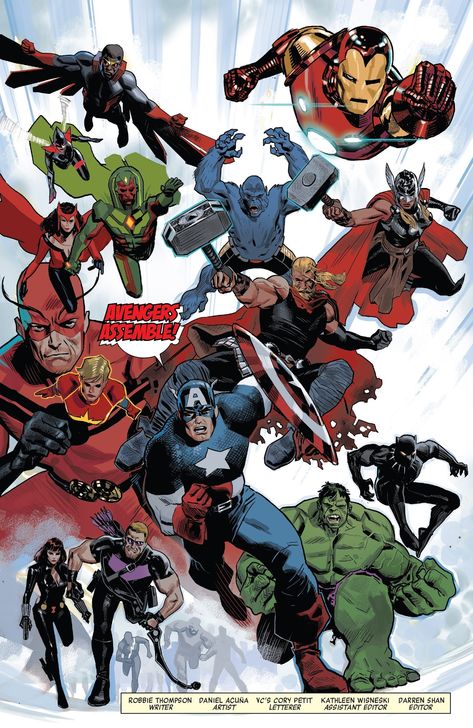 Uncanny Avengers vol 3 #28 | Art by Daniel Acuña Uncanny Avengers, Avengers Earth's Mightiest Heroes, Thor Comic, Fantasy Cartoon, Avengers Imagines, Arte Nerd, Earth's Mightiest Heroes, Avengers Comics, Avengers Wallpaper