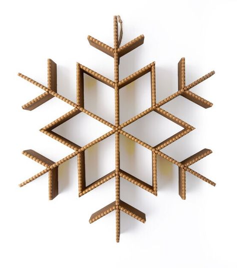 23" Christmas Brown Wood Snowflake Wall Decor by Place & Time | JOANN Snowflake Wall Decor, Snowflake Making, Snowflake Wall, Wood Snowflake, Snowflake Lights, 3d Snowflakes, Snow Flakes Diy, Wooden Snowflakes, Post Holiday