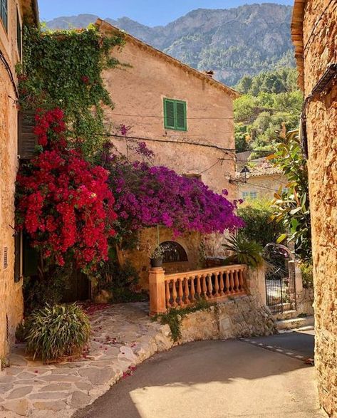 Mallorca | Palma | Travel | Spain on Instagram: "Some sort of heaven 🌸🌼🌺 Deià 📍 via @lynneharkes" Deia Mallorca, Travel Spain, Vacation Places, Spain Travel, Pretty Places, Travel Bucket List, Climbing, Bucket List, Spain