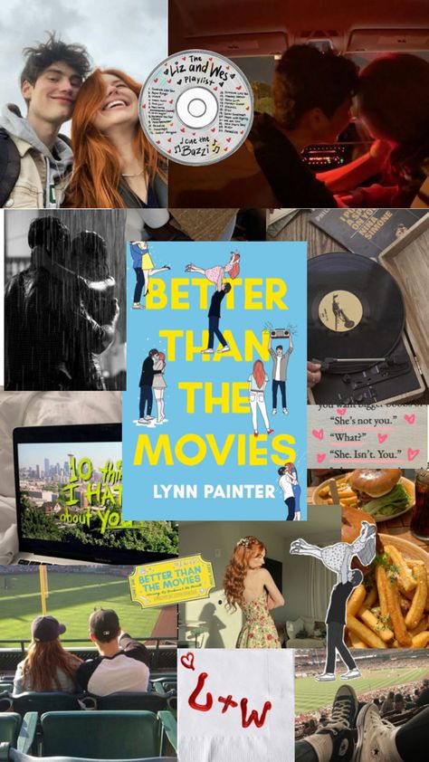 Better than the movies aesthetic/book recs/book aesthetic Nothing Like The Movies Book Aesthetic, Better Than The Movies Book Aesthetic, Better Than The Movies Aesthetic, The Movies Aesthetic, Lynn Painter, Better Than The Movies, Fav Books, Nina Simone, Book Recs