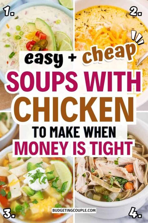 Warm up with healthy dinners easy cheap that satisfy your cravings without breaking the bank. This post is packed with hearty ideas, including a soup recipe instant pot option for busy nights, and crockpot soup recipes to freeze for easy meal prep. From a protein meal high in nutrients to a winter soup recipe paleo, you’ll find comfort in every bowl this season. Quick And Easy Soup Recipes Homemade, Easy Soup For One, Cheap Easy Soup Recipes, Soup Kids Will Eat, Cheap Soup Recipes Budget, Soup Recipes To Freeze, Soups That Freeze Well, Souper Cube Recipes, Easy Soup Recipes Few Ingredients