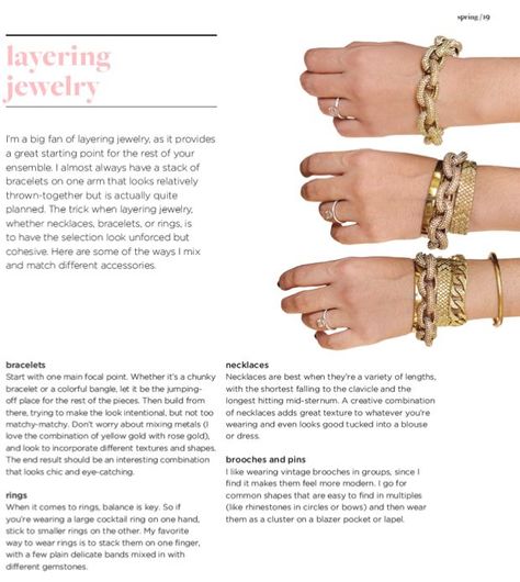 How To Have Style, Layering Jewelry, Mens Jewerly, Park Lane Jewelry, Premier Jewelry, Jewelry Styling, Jewelry Tips, Bracelets And Rings, Premier Designs Jewelry