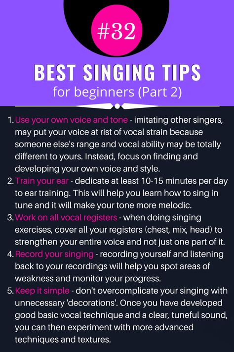 How To Sing Better Tips, Singing Tips Beginner, Singing Training, Writing Songs Inspiration, Music Basics, Singing Exercises, Learn Singing, Singing Techniques, Vocal Training