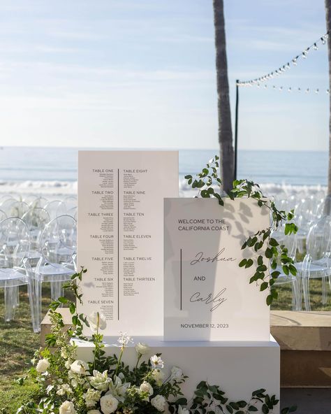 Wedding seating charts