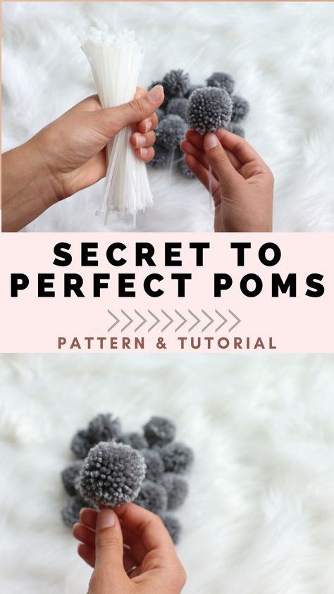 Pom Pom Mobile Diy, Make A Pom Pom With Yarn, How To Make Pom Pom Garland, Diy Yarn Pom Pom Balls, Workbench Tool Storage, Pom Pom Owl, Diy Yarn Pom Pom, Pom Poms Diy, Easy Pom Pom