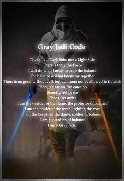 This is the best side of the jedi... the mercenaries... Gray Jedi Code, Gray Jedi, Star Wars Trivia, Jedi Code, Star Wars Meme, Grey Jedi, Anakin Vader, Star Wars Facts, One Night Stand