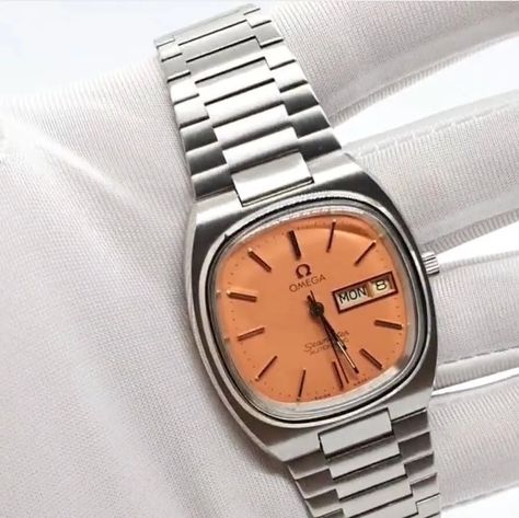 Vintage Omega Seamaster T Automatic Day Date Salmon Custom Dial Mens Watch | eBay Vintage Luxury Watches For Men, Mens Wedding Watch, Omega Vintage Watch, Omega Constellation Men, Omega Watch Mens, Vintage Omega Watches, Mens Watches Expensive, Watches For Men Unique, Omega Watch Vintage