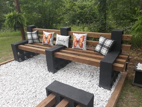 Kursi Outdoor, Garden Decoration Ideas, Backyard Seating, Small Deck Decorating Ideas, Backyard Remodel, Diy Garden Furniture, Backyard Diy Projects, Patio Designs, Backyard Living