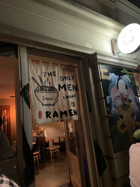 the only men i want is ramen quote in Japanese restaurant funny quote Ramen Shop Aesthetic, Japanese Ramen Aesthetic, Ramen Aesthetics, Ponyo Aesthetic, Ramen Aesthetic, Cosy Aesthetic, Ramen Shop, Shop Aesthetic, Japanese Ramen